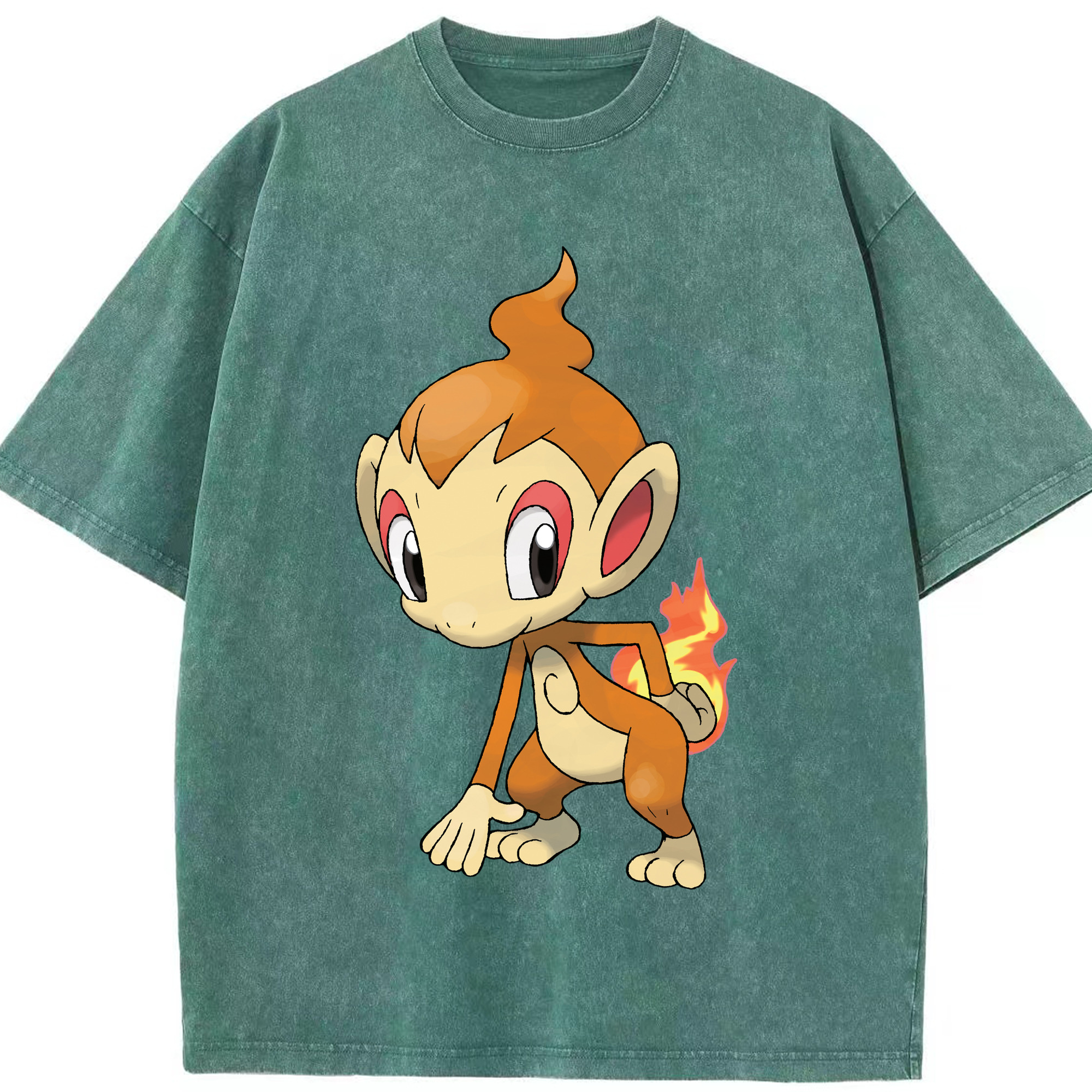 （画像用） ポケットモンスター Pokémon 綿100% ヴィンテージ風 半袖Tシャツ（フロントプリント）